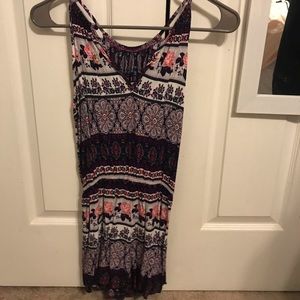 Spaghetti strap romper